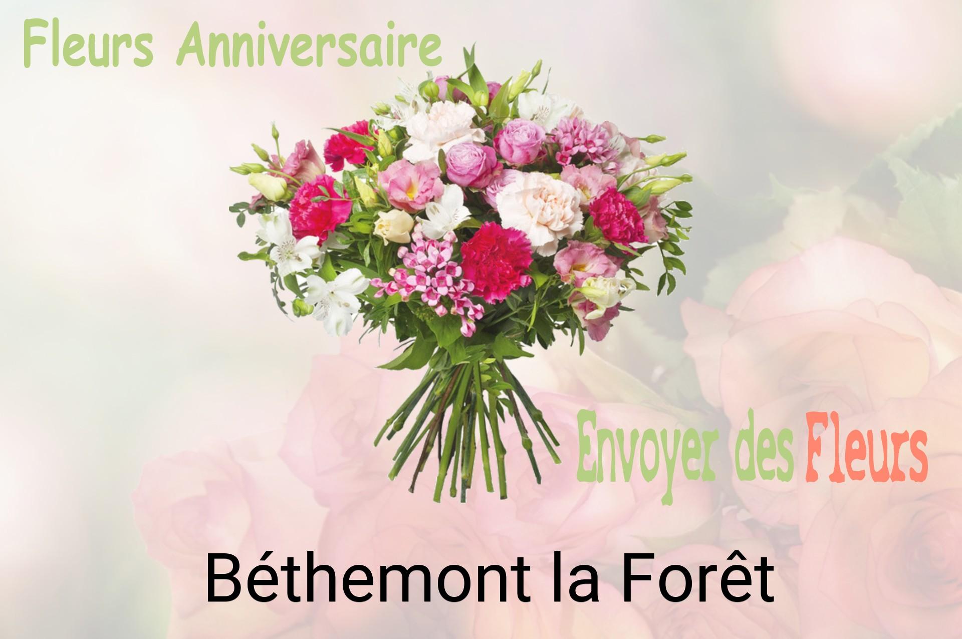 Bouquet de fleurs d’anniversaire livré à Béthemont-la-Forêt