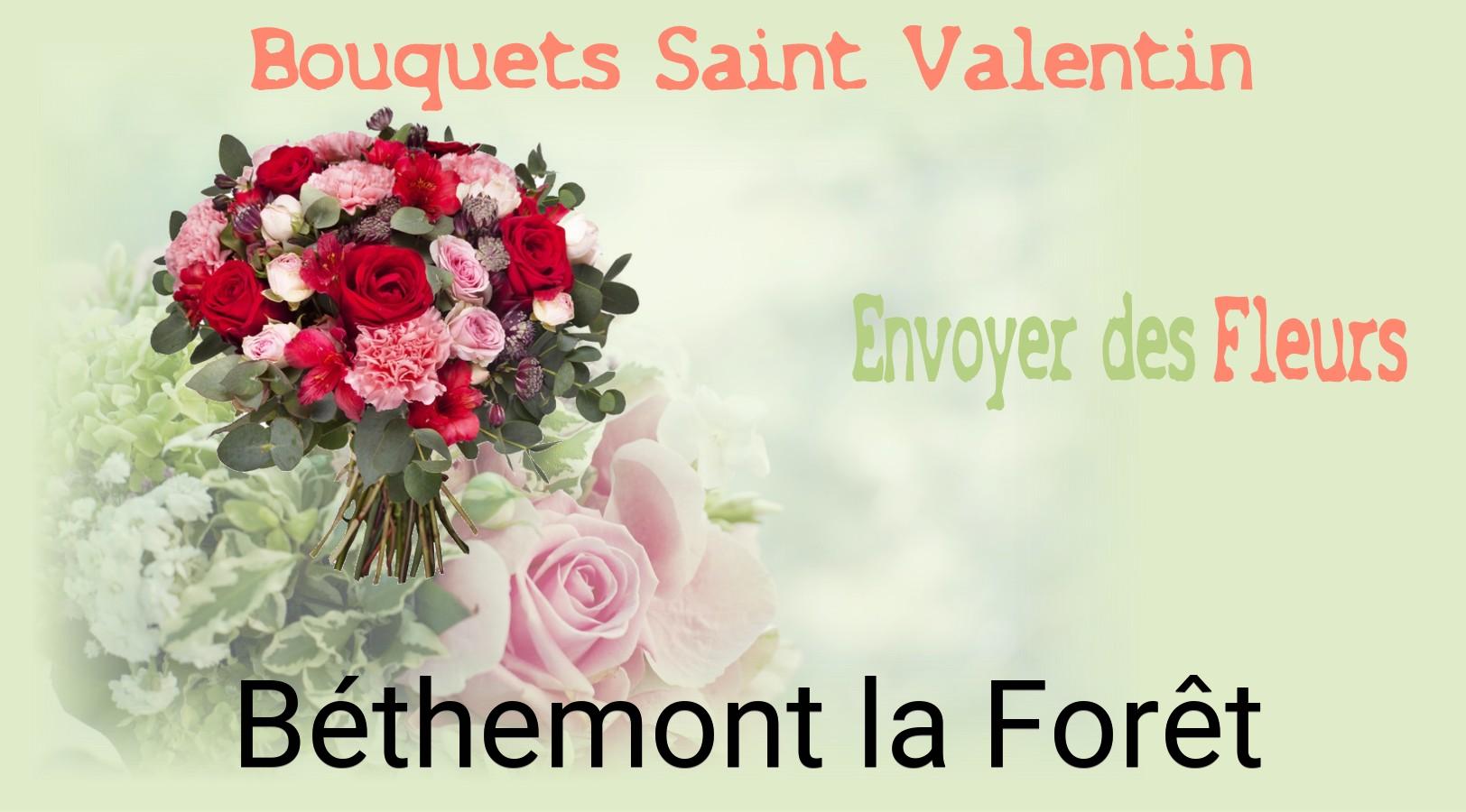 Roses de Saint-Valentin livrées à Béthemont-la-Forêt